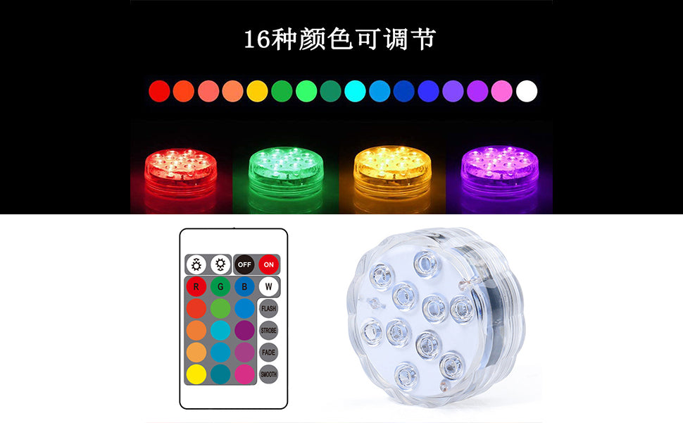 Remote controlled diving light