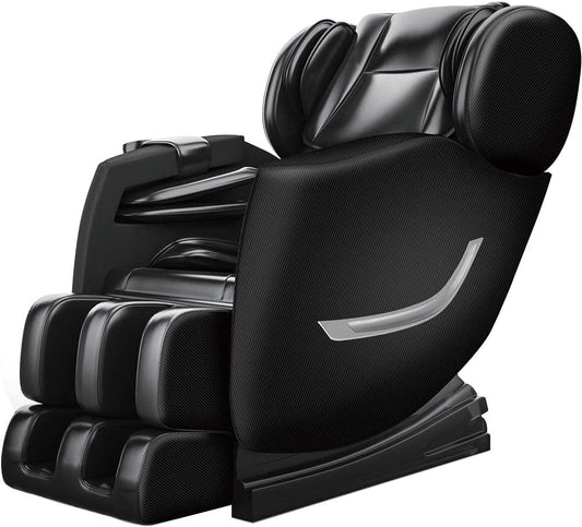Shiatsu Full Body Electric Massage Chair Built-in Bluetooth for Shoulders, Arms, Back, Waist, Buttocks, Legs and Feet  Black